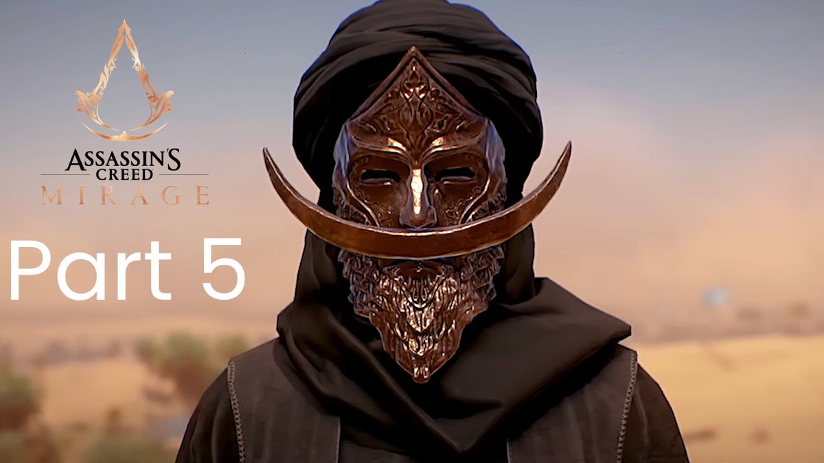 Hendrix259's tweet photo. Part 5 of Assassins Creed Mirage is out now. Part 6 out tomorrow morning 8am ET. Please give it a look and leave a comment telling me what you think of it. I don't plan on sticking to the lets play style of videos I'm just doing it for the remainder of AC Mirage and Jedi Survivor https://t.co/r11Q0ybCuT