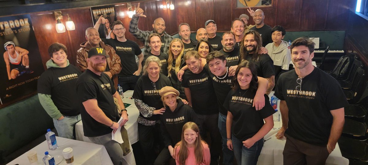 What a great experience hearing my script read out loud, by so many talented actors! <a href="/josiebissett/">Josie Bissett</a> <a href="/relytstrebor/">Terry Sunner</a> <a href="/TabithaBastien/">Tabitha Bastien</a> @DevielleJohnson  <a href="/BenAndrewsActor/">Ben Andrews</a> <a href="/kroberts118/">Kevin Roberts</a> <a href="/Dang0its0Jake/">2xAA</a> @AliciaBroker #WESTBROOK #wrestling #movie #USA