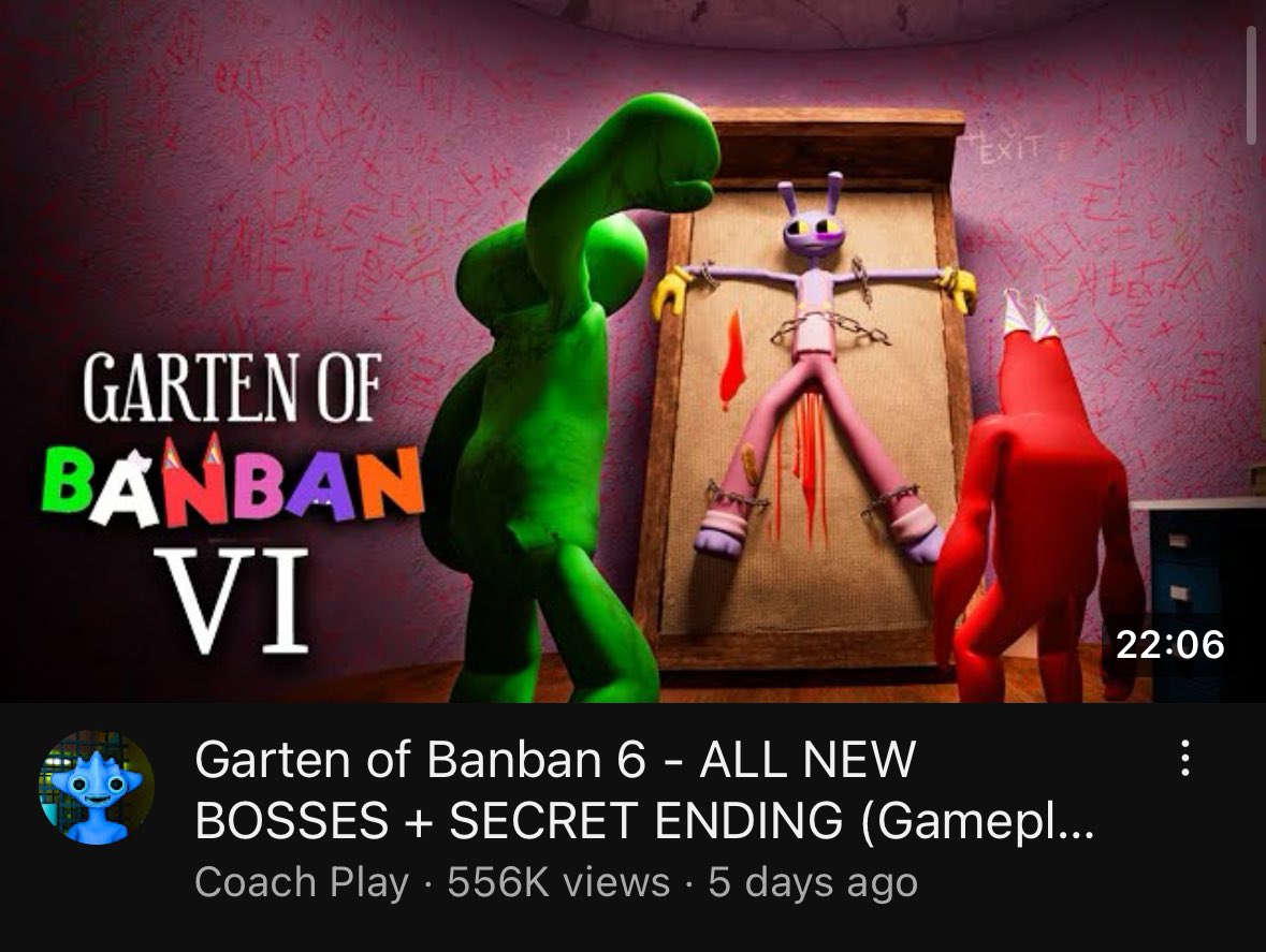 Garten of Banban 5!? - ALL NEW BOSSES + SECRET ENDING! 