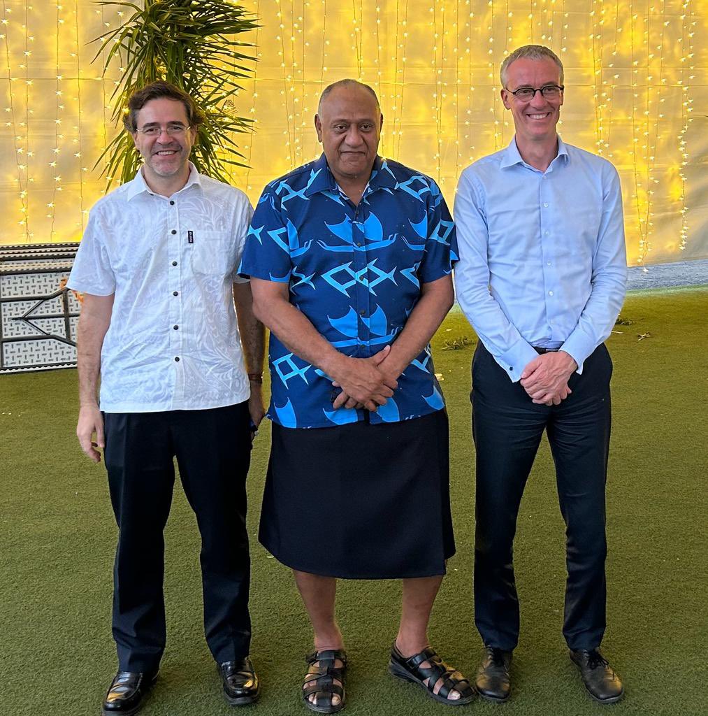 #BBNJ Treaty is a major treasure and the Pacific a major supporter. #TeamEurope is therefore announcing funding at #PIFLM52 for @PacOceanComm to support Commissioner Dr Filimon Manoni and OPOC as they will accompany Pacific partners on ratification and implementation.