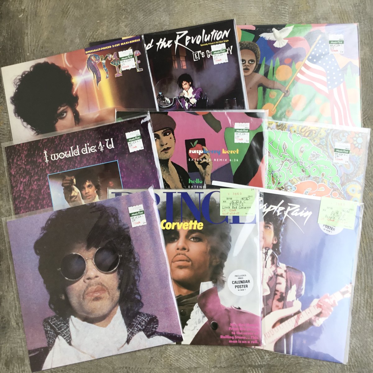 比類なきファンク・レジェンド、プリンスの12インチがまとまって入荷