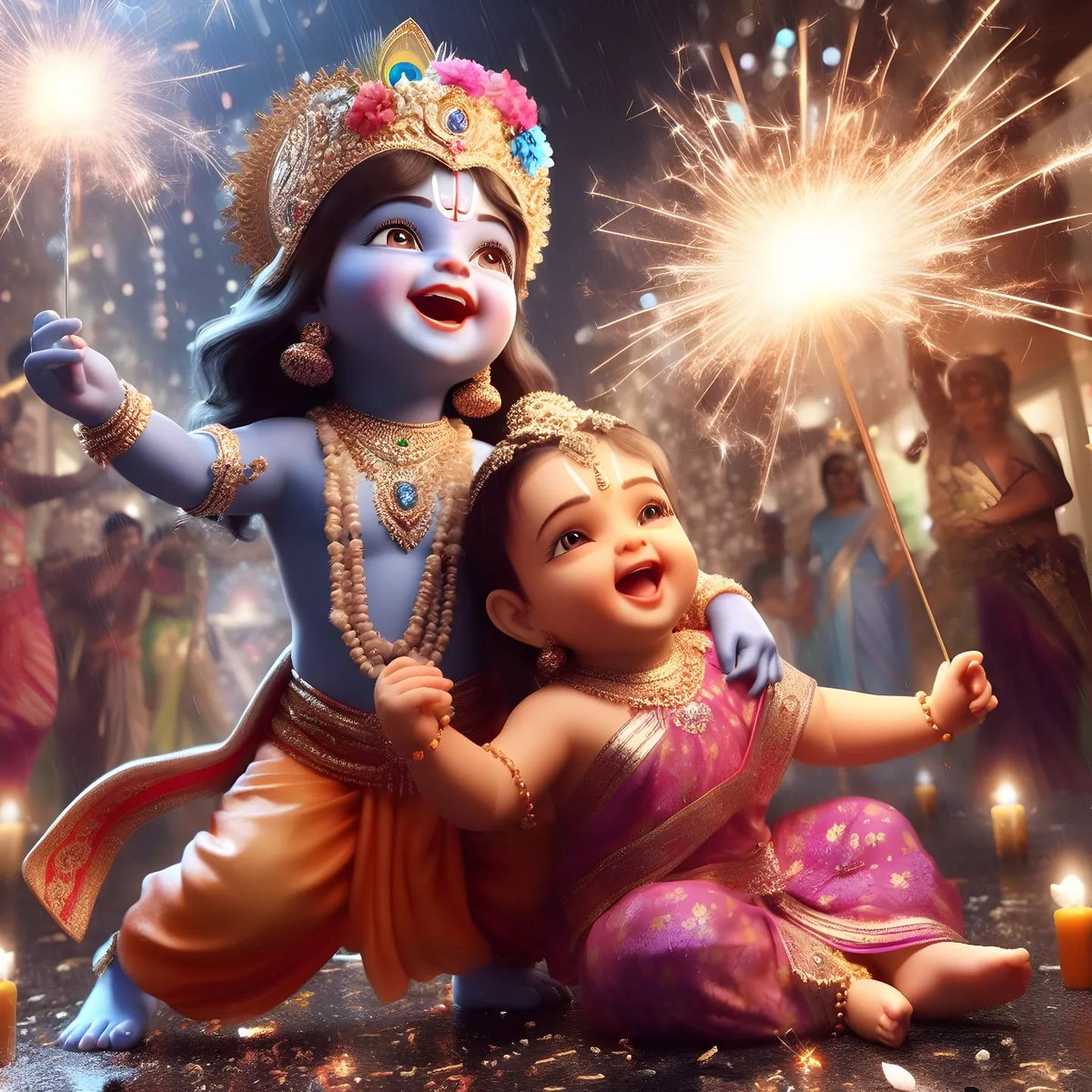 The_SSwapnil's tweet image. 🪔🪔 शुभ दिपावली 🪔🪔

Time to shine brighter than the Diwali lights! 🌟 Wishing you a crackling good time, filled with laughter, family, and an abundance of mithai. Let's rock this festival of lights!  🎆🪔🍬

#DiwaliVibes 
#SweetsAndTreats