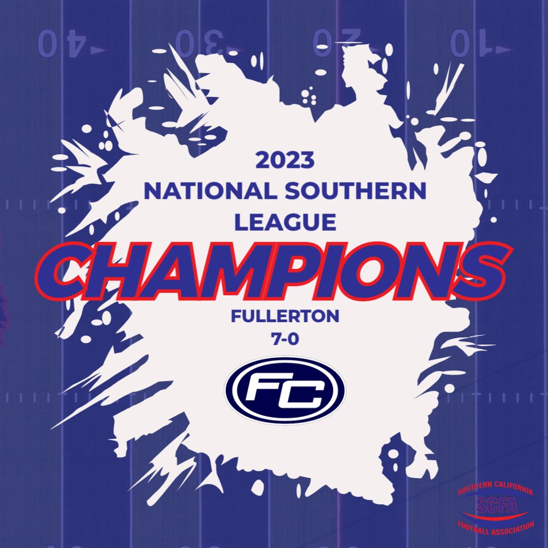 Congrats to Fullerton, 2023 National Southern League Champion!
<a href="/FullColl_FB/">𝐅𝐮𝐥𝐥𝐞𝐫𝐭𝐨𝐧 𝐂𝐨𝐥𝐥𝐞𝐠𝐞 𝐅𝐨𝐨𝐭𝐛𝐚𝐥𝐥</a> <a href="/FullCollSports/">FullCollSports</a> <a href="/3C2Asports/">3C2A</a>