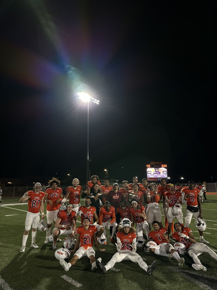 #1 scoring offense in the country!! Big win for these seniors, 89-20! #3Peat #WeAreOUAZ #Throwitup