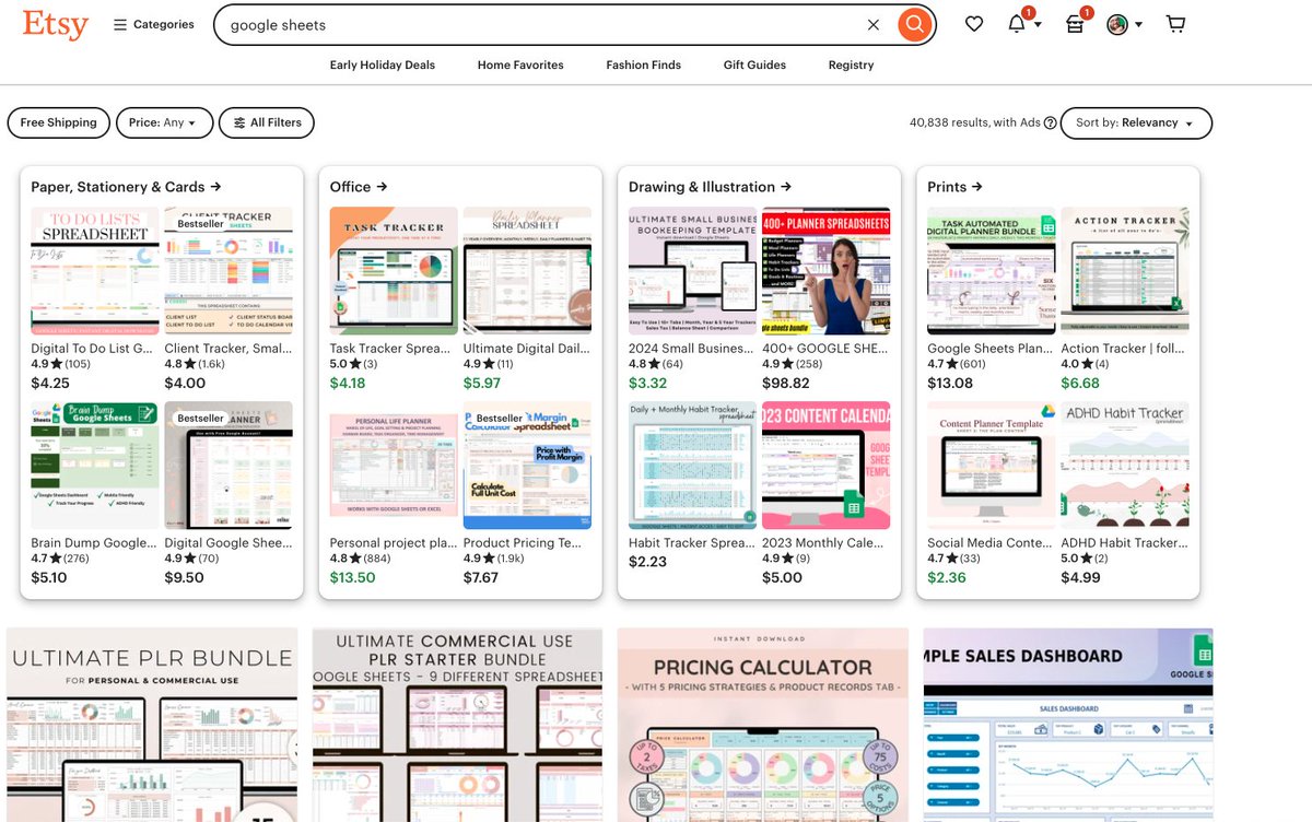 Rule 1 of Selling Sheets on Etsy

Use Pastel Colors for your Google Sheets Template