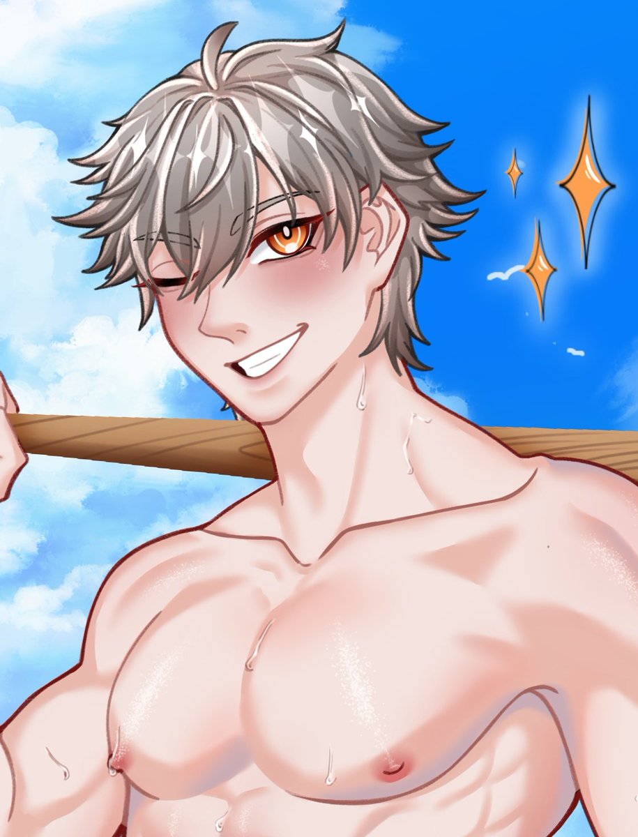 Summer caelus 🏖 
Do you want to smack him?? 

#HSRFanart #hsr #Caelus #HonkaiStarRail #honkaistarail #HonkaiStaiRail #artmoots #art #summerart #summer