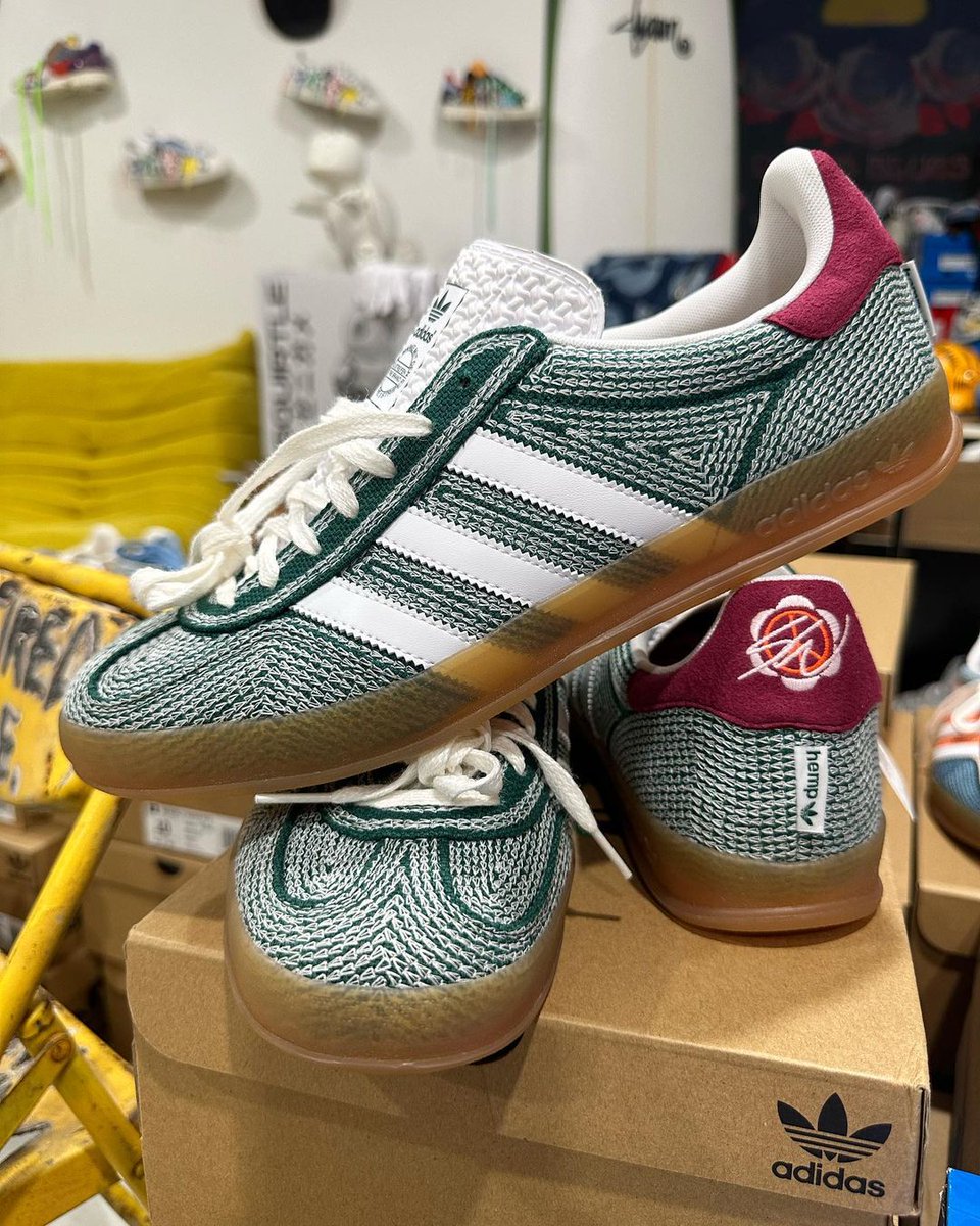 adidas gazelle silver green womens ✓ Adidas Gazelle Indoor Sean Wotherspoon Hemp Green (IG1456) main image 1