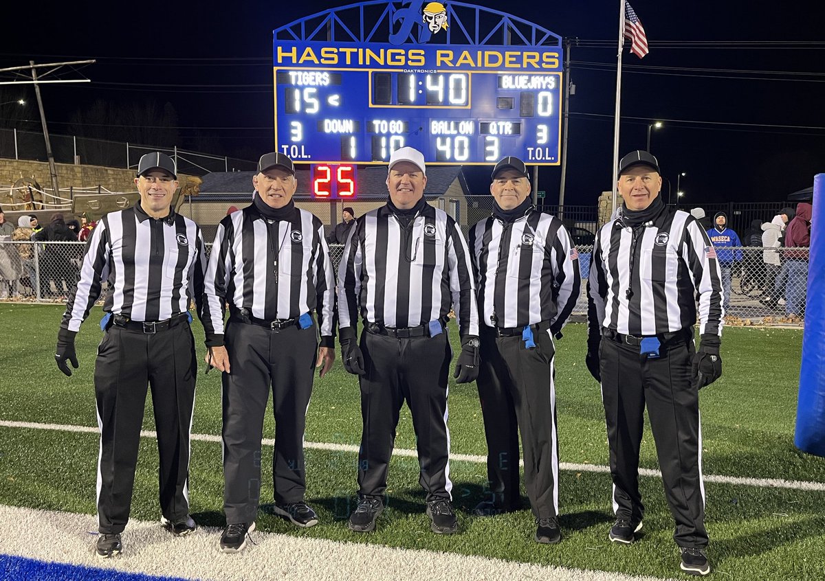 What a great season capped off  with an opportunity to work a state QF game! I enjoy learning so much from this challenging position week after week. It's a joy being with this crew helping kids compete. Reach out if you're even a bit curious what it's like to officiate.