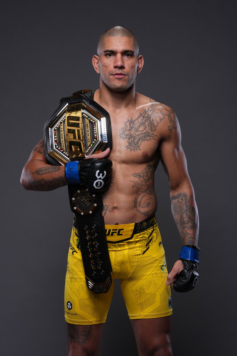 ufc's tweet photo. A champion once again 🏆

@AlexPereiraUFC now sits atop the LHW throne! #UFC295 https://t.co/uzwyOKZcUC