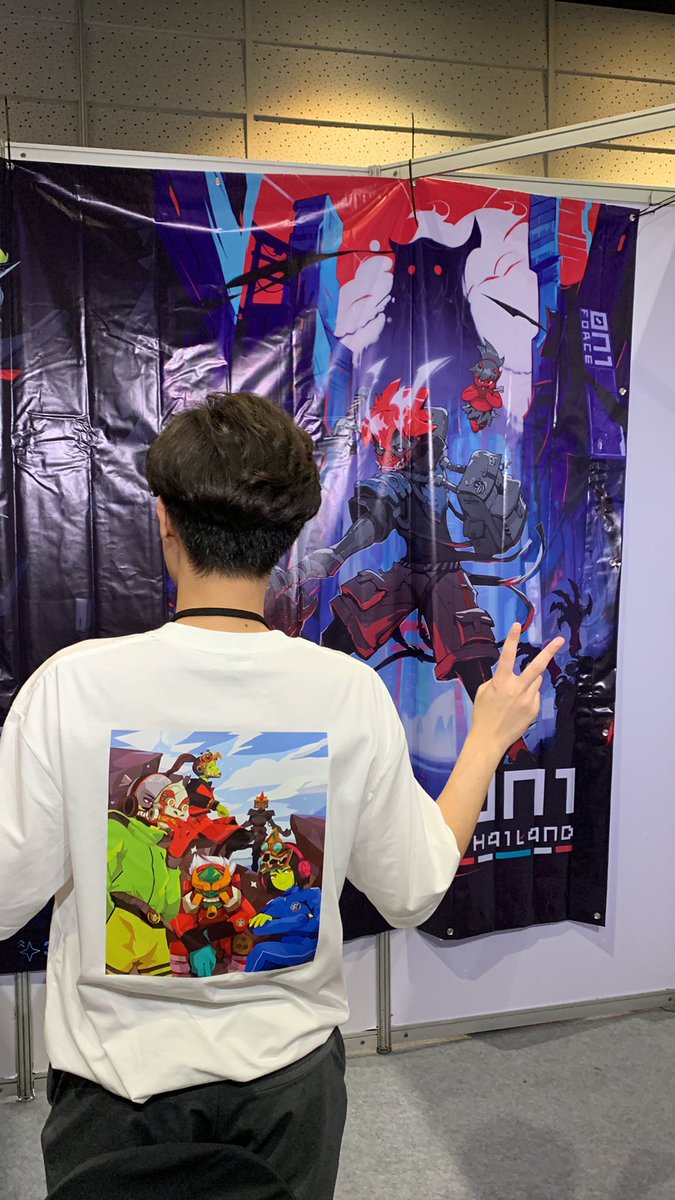 0N1ForceTH's tweet photo. Come by our booth and grab some custom merch by the amazing @ArtWanism featuring @0n1Force @0N1ForceTH and @Mazkgang 

📍@BGTHOfficial https://t.co/KGX23xZb17