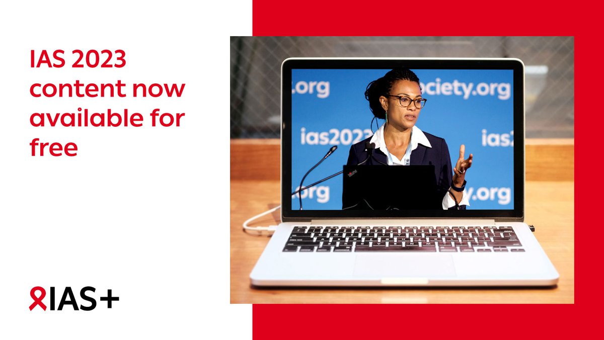 ▶️ You can now view 100+ sessions, 1400+ abstracts e-posters & translated sessions from #IAS2023, on our new digital platform, IAS+. Check out IAS+ now! plus.iasociety.org/home