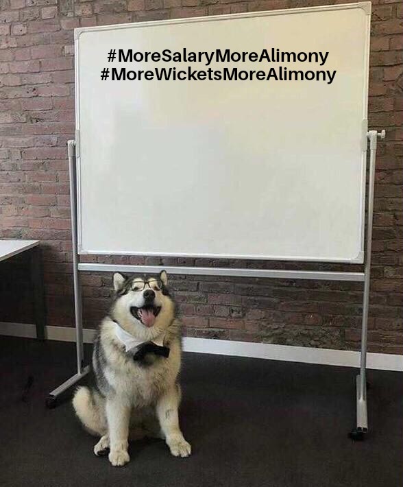 sid_siff's tweet photo. Alimony is not right of anyone who is physically and mentally fit. 
#MorelieMoreAlimnoy
#MoreWicketsMoreAlimony
#MoreRunsMoreAlimony
#MoreSalaryMoreAlimony
#HappyDiwali
#IndvsNed #INDvNED
#INDvsNZ #SemiFinal 
#CWC2023 #WorldCup2023 
#WorldCup23
#Shami
#India https://t.co/LCoNlPcOBB