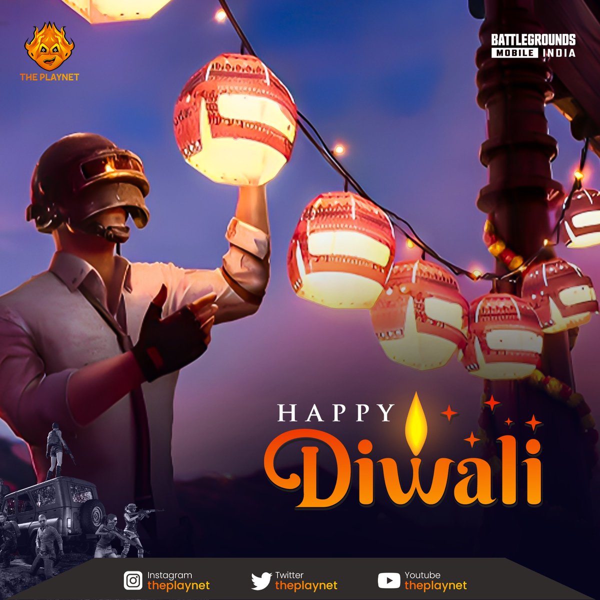 theplaynet's tweet photo. Diwali is about setting goals, not accumulating gold. As Lakshmi comes from Lakshya or goal.

Happy Diwali! https://t.co/77DyUmXErK