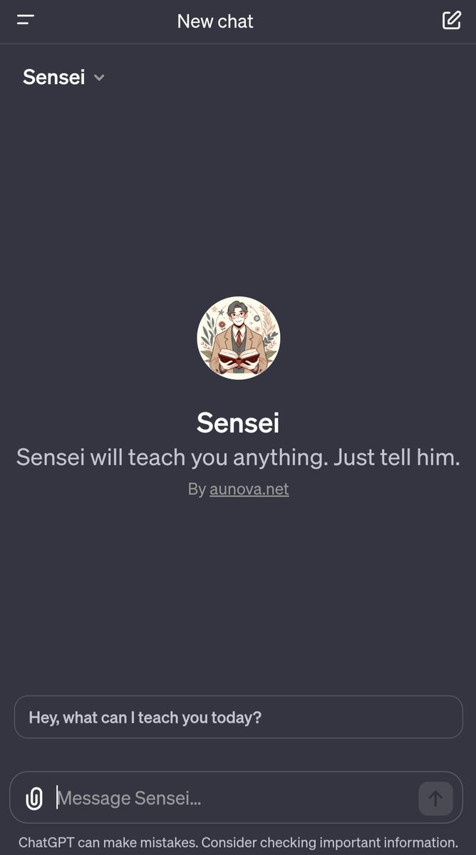 Meet Sensei, he teaches you anything.

📚 paragraph.xyz/@metaend/learn…

#Sensei #GPTs #AI #OpenAI