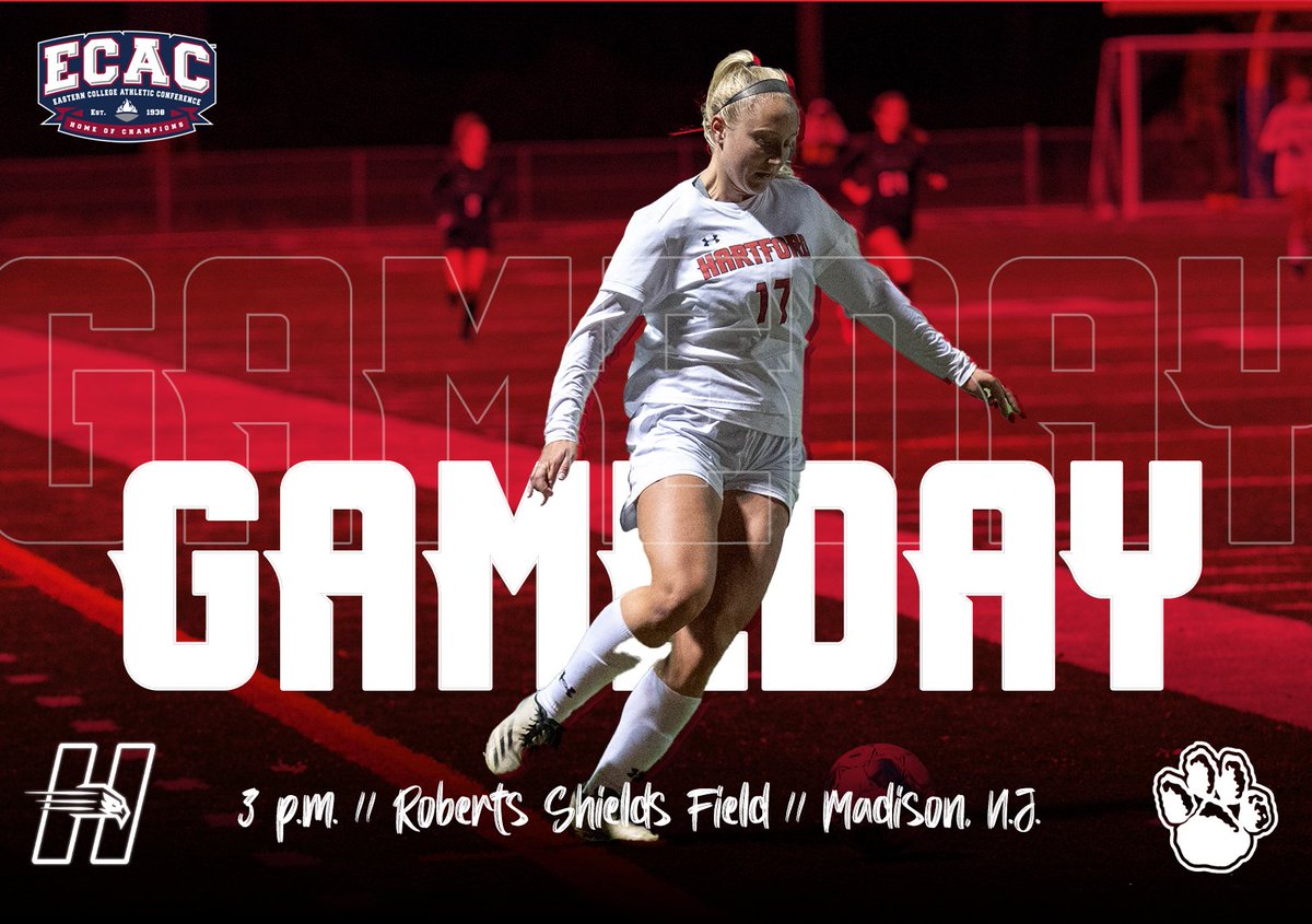 ECAC CHAMPIONSHIP

🆚 Pitt.-Greensburg
⏰ 3 p.m.
📍 Madison, N.J. 
💻bit.ly/46pUdsZ 
📊bit.ly/3ME5Qp8

#HawksRISE | #CapitalCityTeam