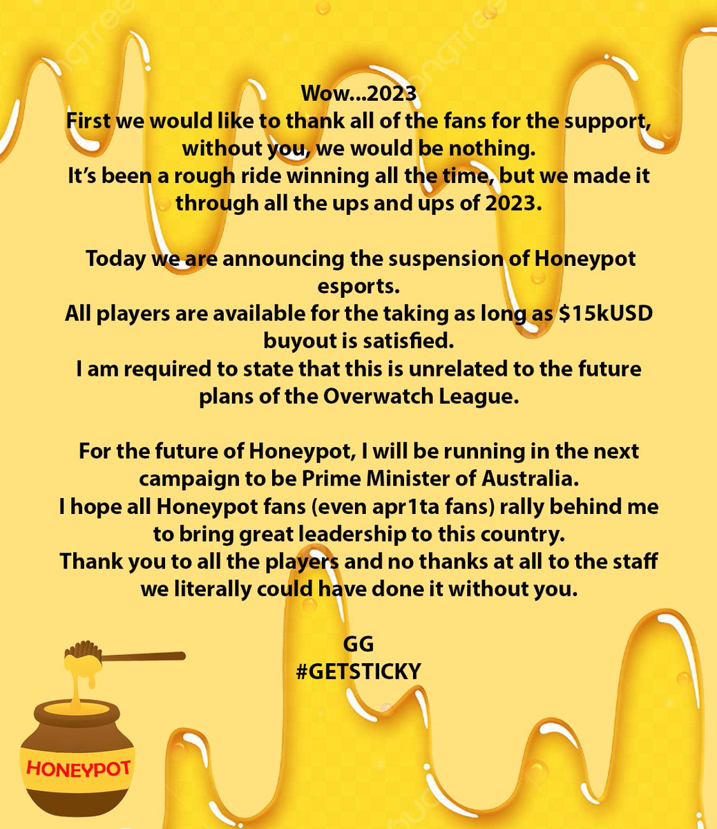 The future of Honeypot... 

#GetSticky
