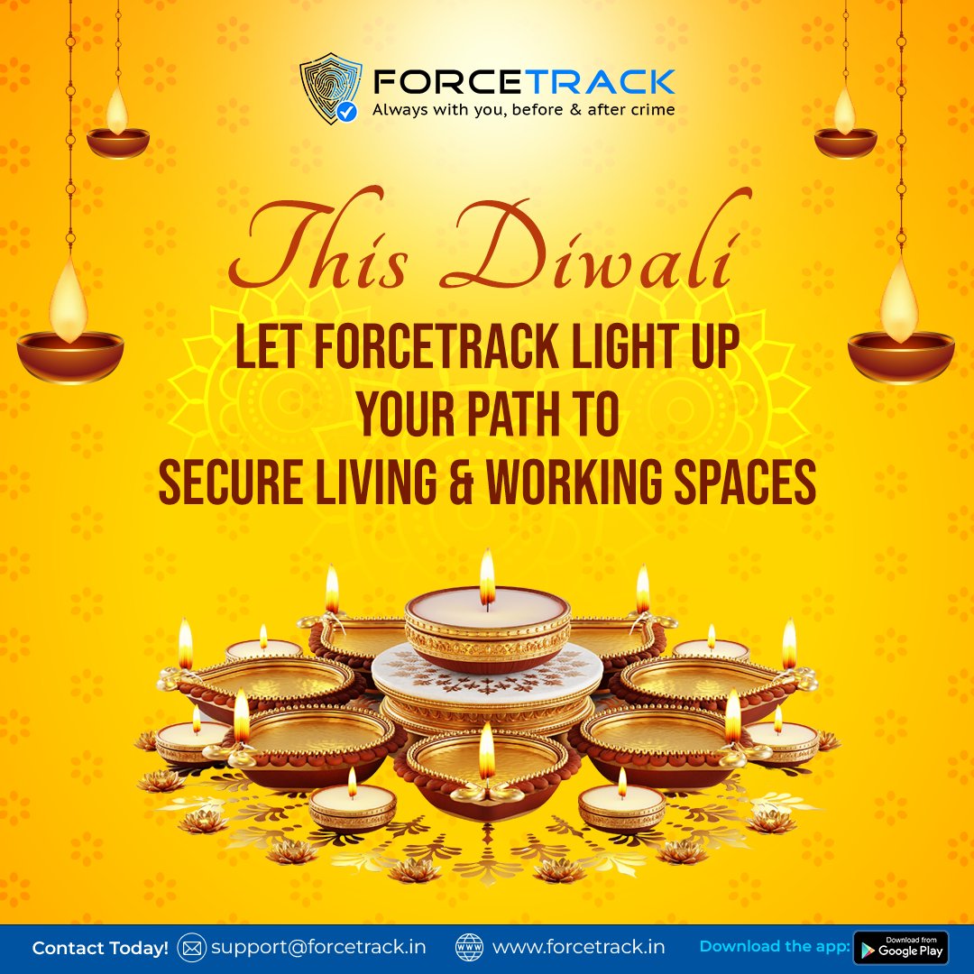 forcetrack's tweet image. This Diwali, let ForceTrack light up your path to secure living and working spaces.
Download Forcetrack App Now!
For more Information Login on- zurl.co/UgdP 
#ForceTrack #BackgroundScreening #SecureMonitoring #diwalispecial #diwalioffer #diwalioffers  #diwali2023
