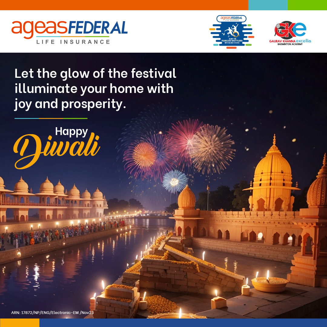 May the festival of lights always guide you and may the joy of Diwali fill your life with love and joy. Here's wishing you and your loved ones a happy and prosperous Diwali! 🪔 Image Source: leonardo.ai #HappyDiwali #FutureFearless #AgeasFederal