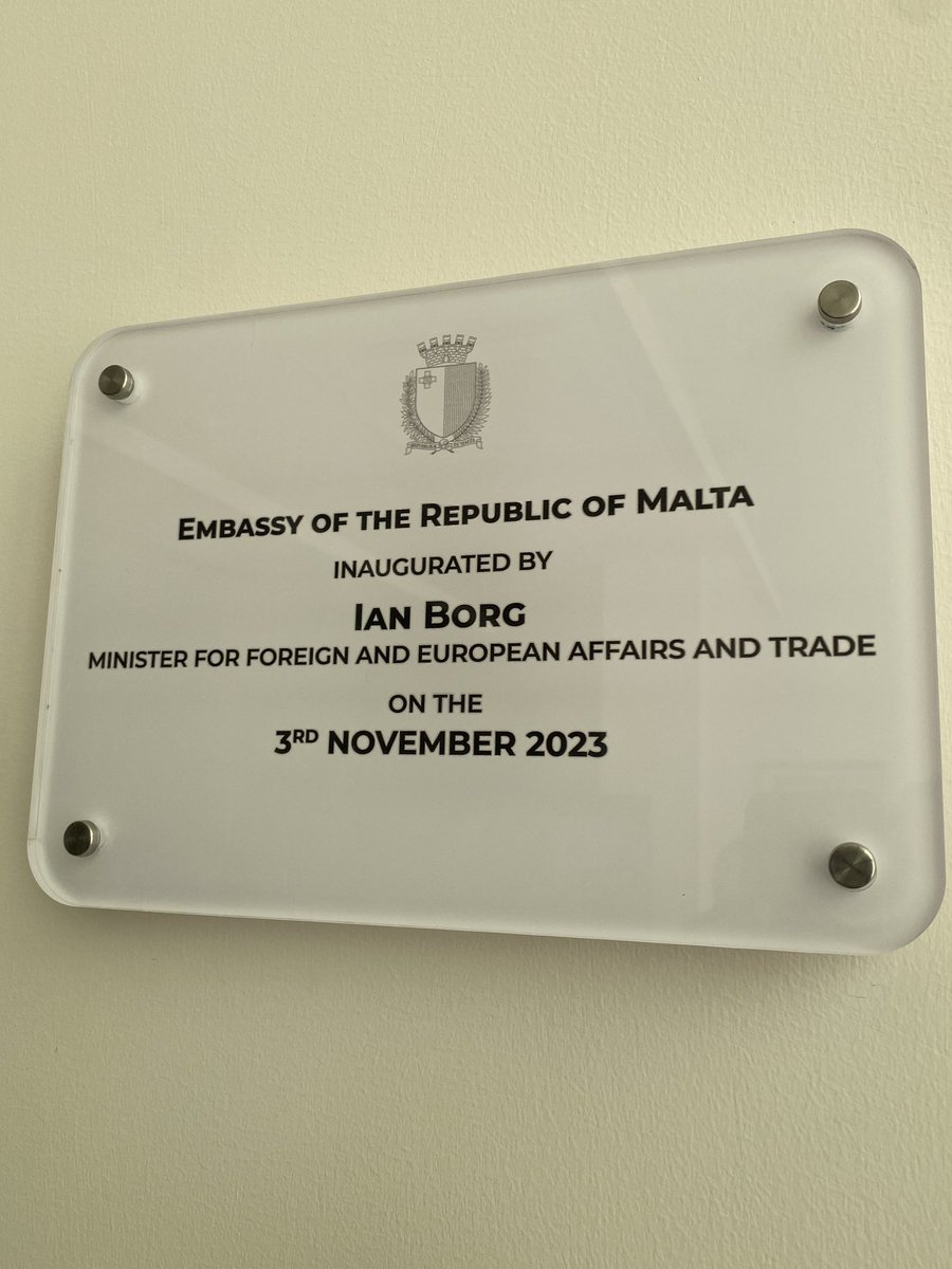 Productive visit by #Malta FM @MinisterIanBorg to #China securing a landmark agreement on the import of Maltese tuna and opening a refurbished Embassy in Beijing! An honor to also meet Amb. <a href="/YDunhai/">Yu Dunhai</a> at the inauguration.

Thank you to the embassy team for all their hard work! 🇲🇹🇨🇳
