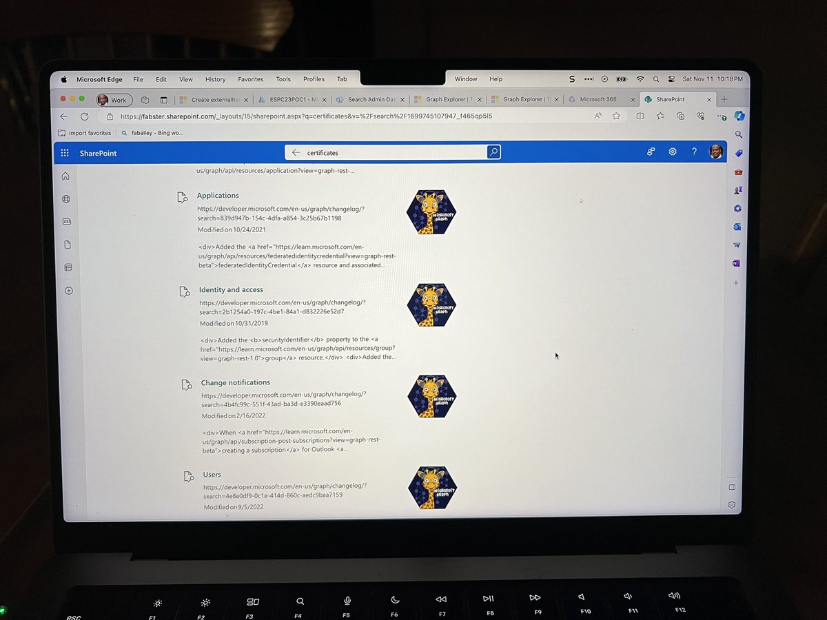 fabianwilliams's tweet image. Classic #HowItStarted day… and besides some bumps in the road with some Auth issues &amp;amp; JSON formatting issues the sample @waldekm created for #Python (scripts) was easy to refactor to #JupyterNotebooks and interactive. Gonna turn this in a sample after the @ESPC_Community session