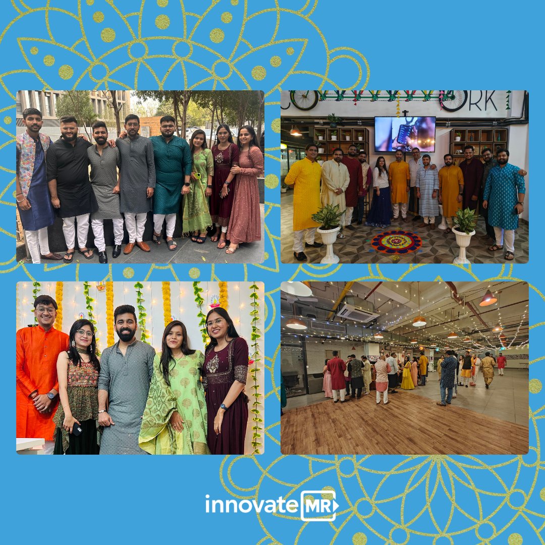 Happy Diwali from all of us at InnovateMR! Wishing you a Diwali filled with the glow of success, the warmth of togetherness, and the spark of innovation! #InnovateDiwali #CelebratingInnovation