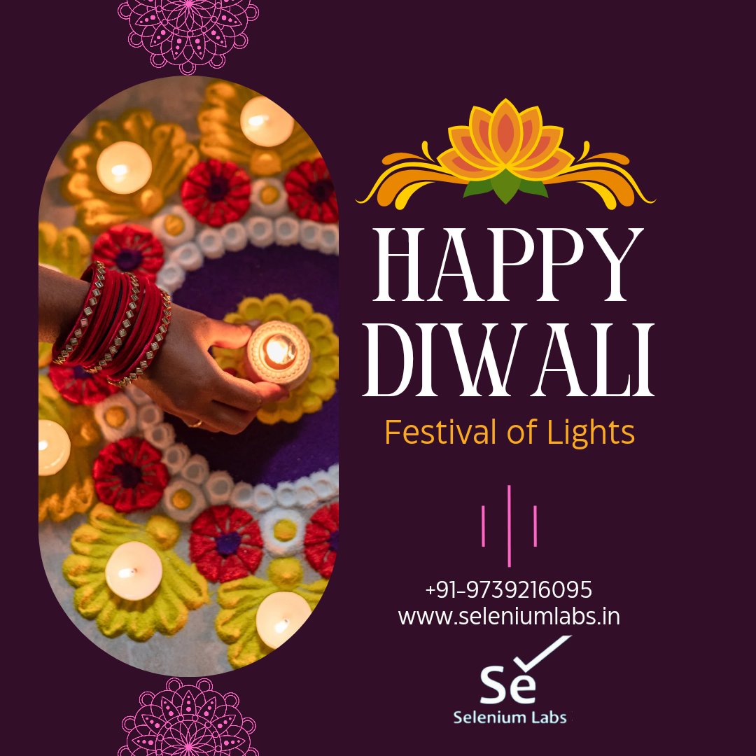 selenium_labs's tweet image. I wish you have a wonderful Diwali and plenty of pleasant memories. May this auspicious occasion bring you joy, just as your lovely appearance has brought me joy.
#Selenium labs#