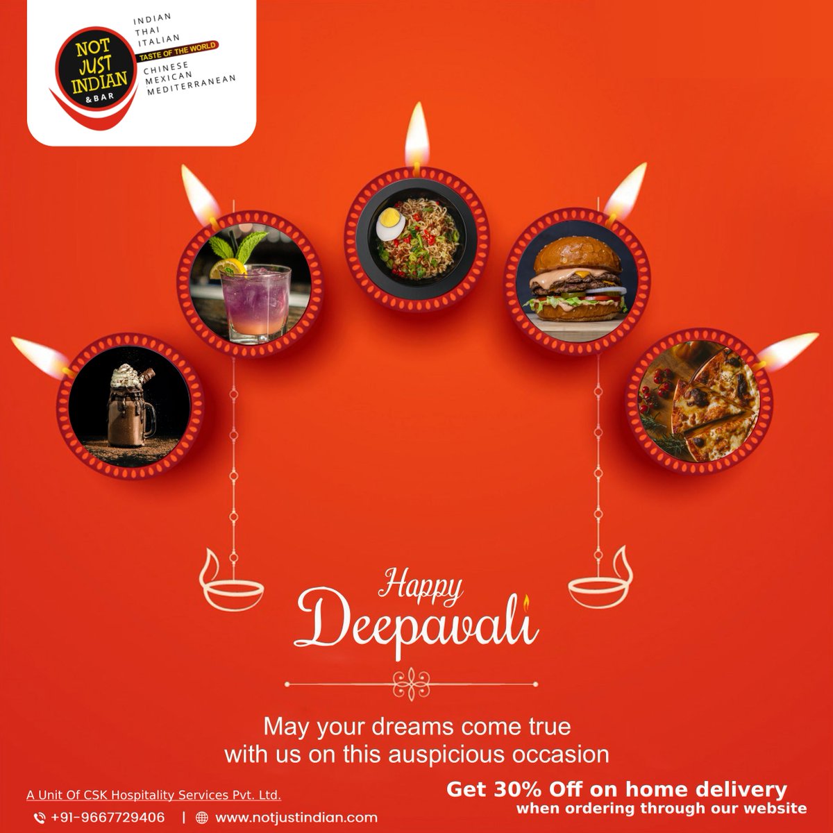 NotJustIndian1's tweet photo. May the festival of Diwali bring you not just happiness but also great health, success, and prosperity. Wishing you a Diwali filled with positivity and brightness. 🌼✨

Visit - https://t.co/H2RMoalJIS

#notjustindian #notjustindianrestaurant  #HappyDiwali #FestivalOfLights https://t.co/LaQpm6fRlV