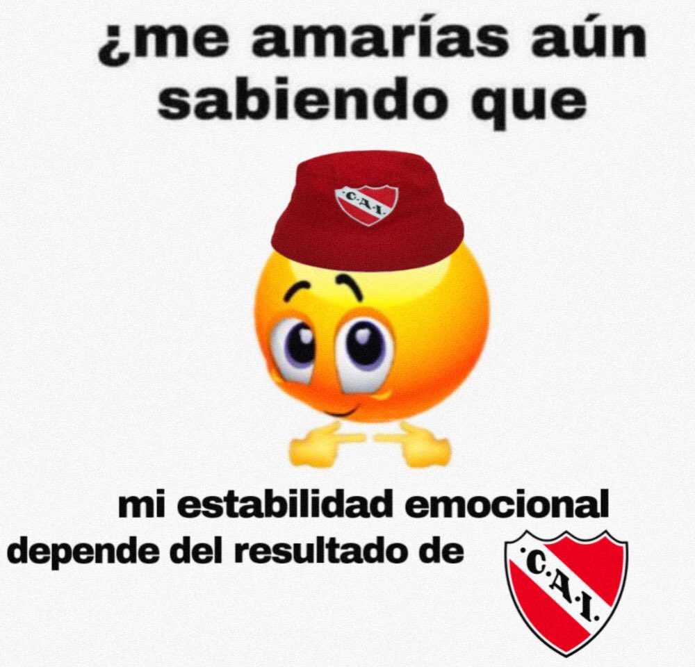 marrojjo's tweet photo. hoy juega INDEPENDIENTE https://t.co/OpAf9LYb32