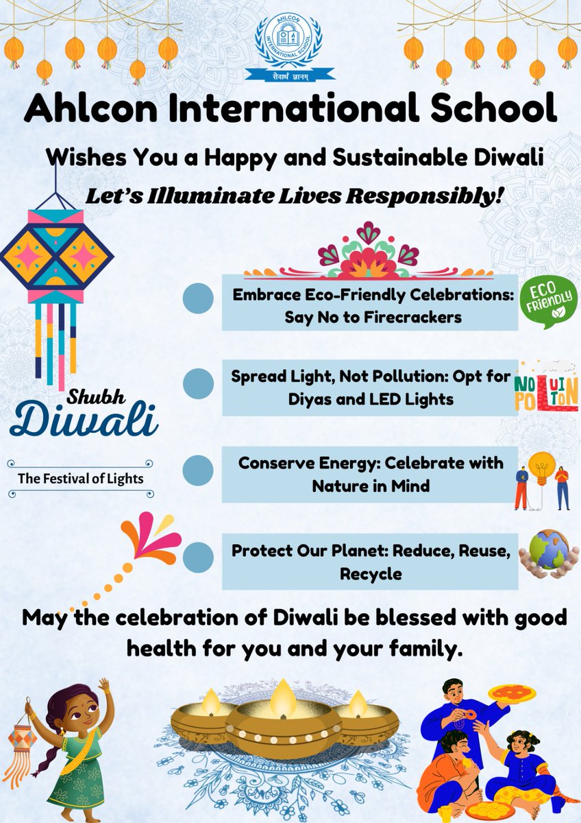 AhlconIntl4SDGs (@sdg4all) on Twitter photo #AhlconIntl wishes you a Happy, #Sustainable, and #GreenDiwali! Let's light up our lives with eco-friendly celebrations, spreading joy while caring for our planet. <a href="/ashokkp/">Ashok Pandey</a> <a href="/y_sanjay/">Sanjay Yadav</a> <a href="/pntduggal/">PUNEET DUGGAL</a> <a href="/sunandask21/">Sunanda S. Kumar</a> <a href="/cbseindia29/">CBSE HQ</a> <a href="/Dir_Education/">DIRECTORATE OF EDUCATION Delhi</a> <a href="/EduMinOfIndia/">Ministry of Education</a> #AhlconIntl wishes you a Happy, #Sustainable, and #GreenDiwali! Let's light up our lives with eco-friendly celebrations, spreading joy while caring for our planet. <a href="/ashokkp/">Ashok Pandey</a> <a href="/y_sanjay/">Sanjay Yadav</a> <a href="/pntduggal/">PUNEET DUGGAL</a> <a href="/sunandask21/">Sunanda S. Kumar</a> <a href="/cbseindia29/">CBSE HQ</a> <a href="/Dir_Education/">DIRECTORATE OF EDUCATION Delhi</a> <a href="/EduMinOfIndia/">Ministry of Education</a>