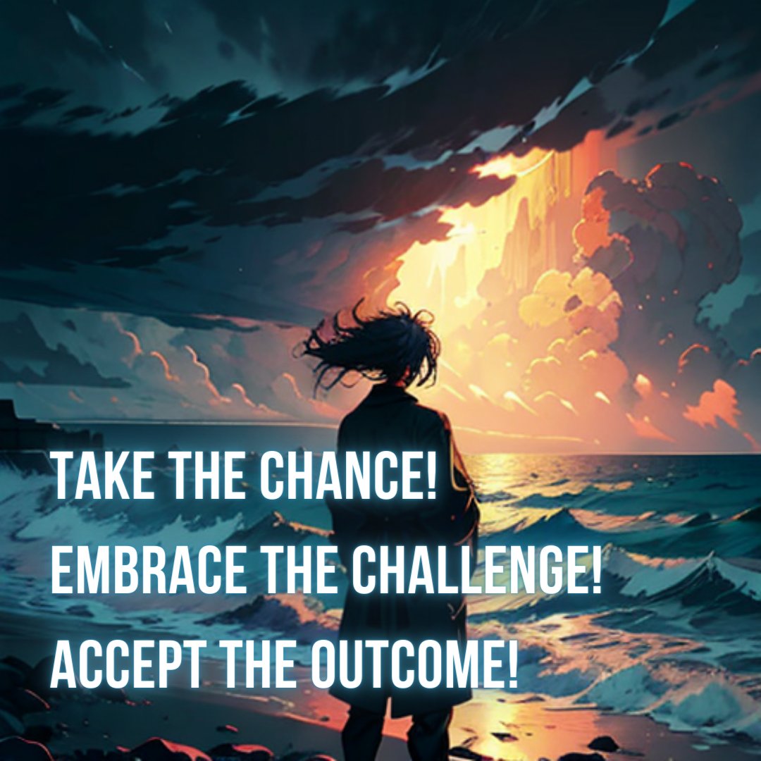 Fear of failure paralyzes progress. Nothing changes if you don't even try. 

Take the chance! 

Embrace the challenge!

Accept the outcome!

#OvercomeFear #TakeTheChance #EmbraceChallenge #CourageToTry #EmbraceChange #FearlessJourney #SuccessMindset #Success #Mindset #Motivation