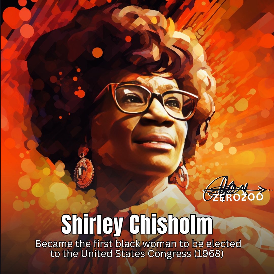 Day 278 (11/05/23)-Remembering Shirley Chisholm, a trailblazing icon. From Congress to her historic 1972 presidential run, she broke barriers and ignited change. #ShirleyChisholm #Trailblazer #PoliticalIcon #LegendsInLivingColor