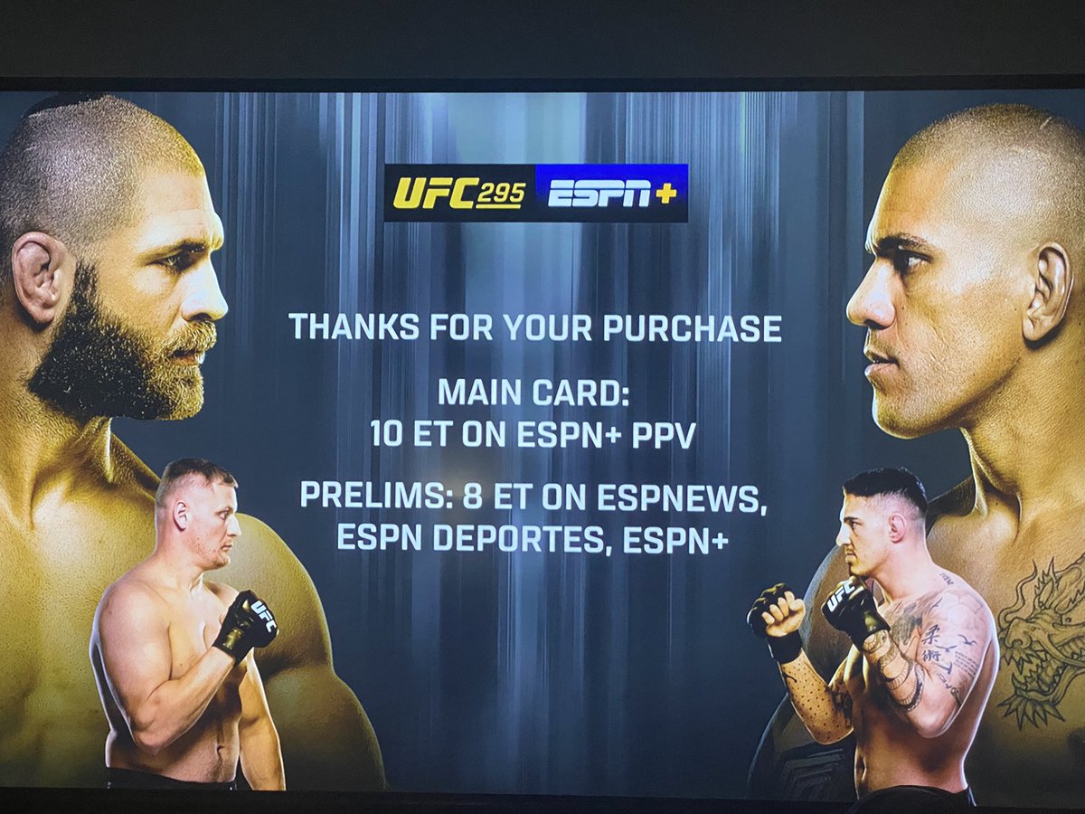 Let’s go 🔥 

#UFC295