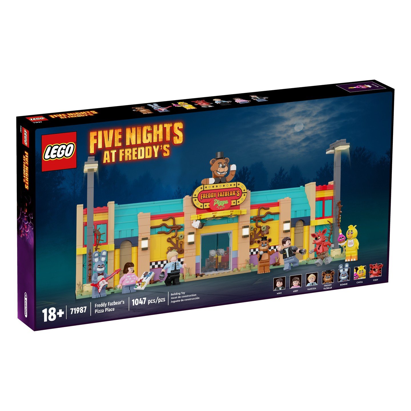 FNAF Five Nights at Freddy's Lego Custom Minifigure Freddy