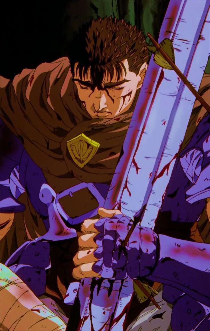 retro anime on X: Guts Berserk (1997).  / X