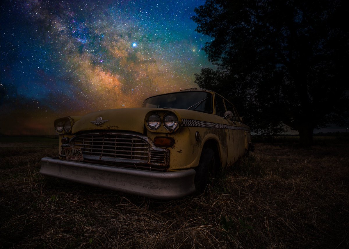 'Space Taxi' © Aaron Groen Homegroenphotography.com #milkyway #nightphotography #nightsky #stars #space #taxi #canon #rust @B_Ubiquitous