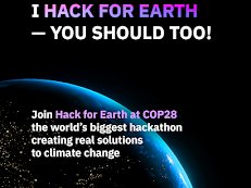 mbabazi101's tweet image. I am proud to announce that I have been accepted to join Hack for Earth at COP28!

Together with people all over the world, I will create real solutions to the most urgent climate challenges the world is facing. 
#COP28UAE 
#hackforearth
#climatechange