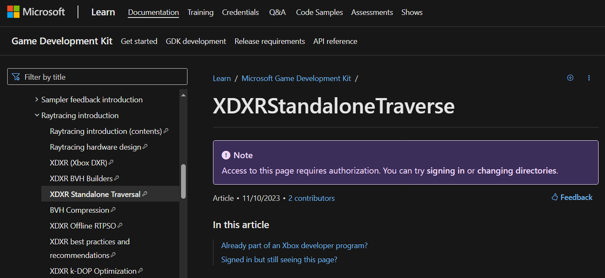 blueisviolet's tweet photo. GDKX learn page updated
still NDA
the standalone traversal shader
a shader that instead run on RDNA2
will run on XVA
lifting as much as 50%
the RDNA2 can focus 100% for shading
normally traversal is run on CU
reduce the RDNA2-3 as much as 50%
https://t.co/FETYocTa5U https://t.co/1kxatnKnJP