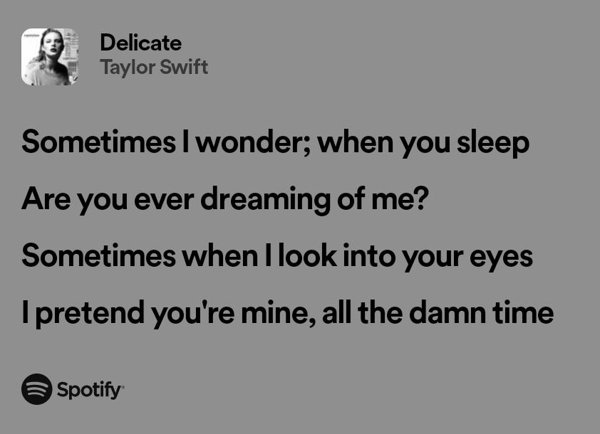 ikki275's tweet photo. debería ser un crimen escuchar delicate pensando en alguien https://t.co/sNbOgxk4m8