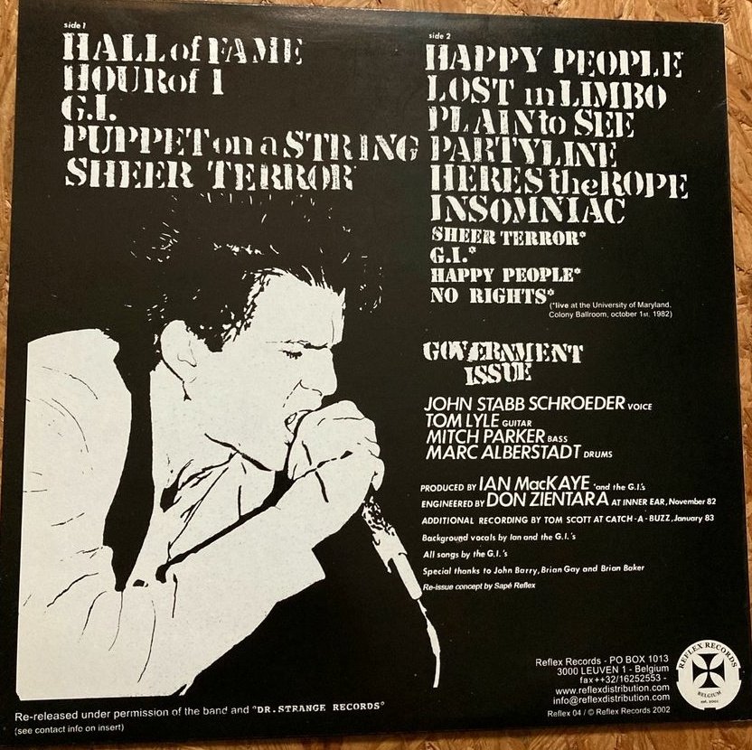PunkRockStory's tweet photo. 41 years ago 
Boycott Stabb is the first full length studio album by American hardcore punk band Government Issue, recorded November 1982 

#punk #punks #punkrock #hardcorepunk #hardcore #governmentissue #history #punkrockhistory https://t.co/lVi3AuA4gz