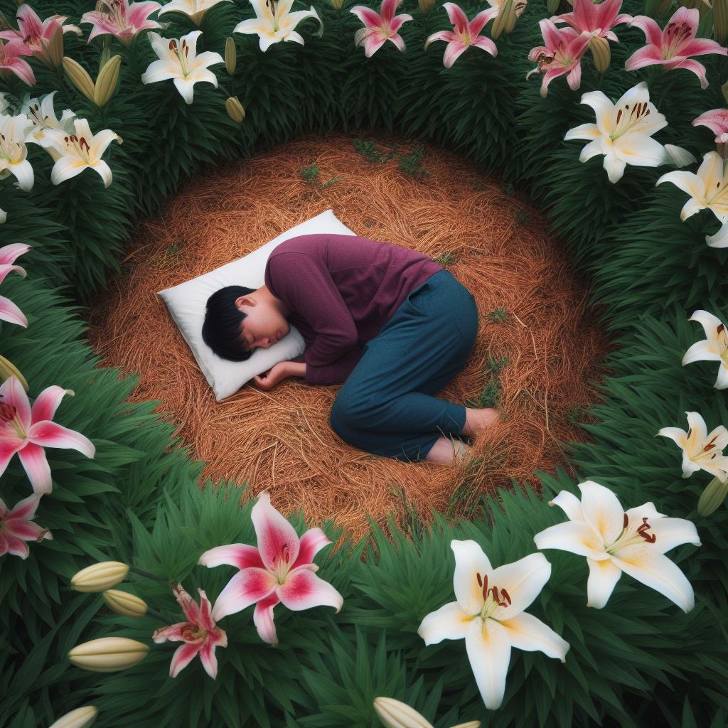 LifenBiz's tweet image. 이렇게 잠들면 숙면을 취할 수 있을까?
DALLE3