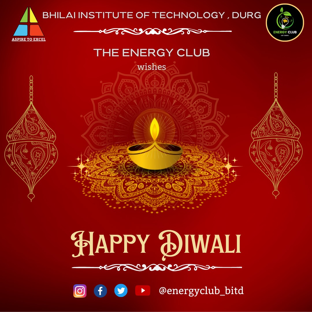 EnergyClub_BITD's tweet photo. "Wishing you and your loved ones a Diwali filled with joy, light, and prosperity! May the festival of lights illuminate your path to success. Happy Diwali from all of us at Energy Club!" ✨❤️🥳 https://t.co/eQj0P2jSBg