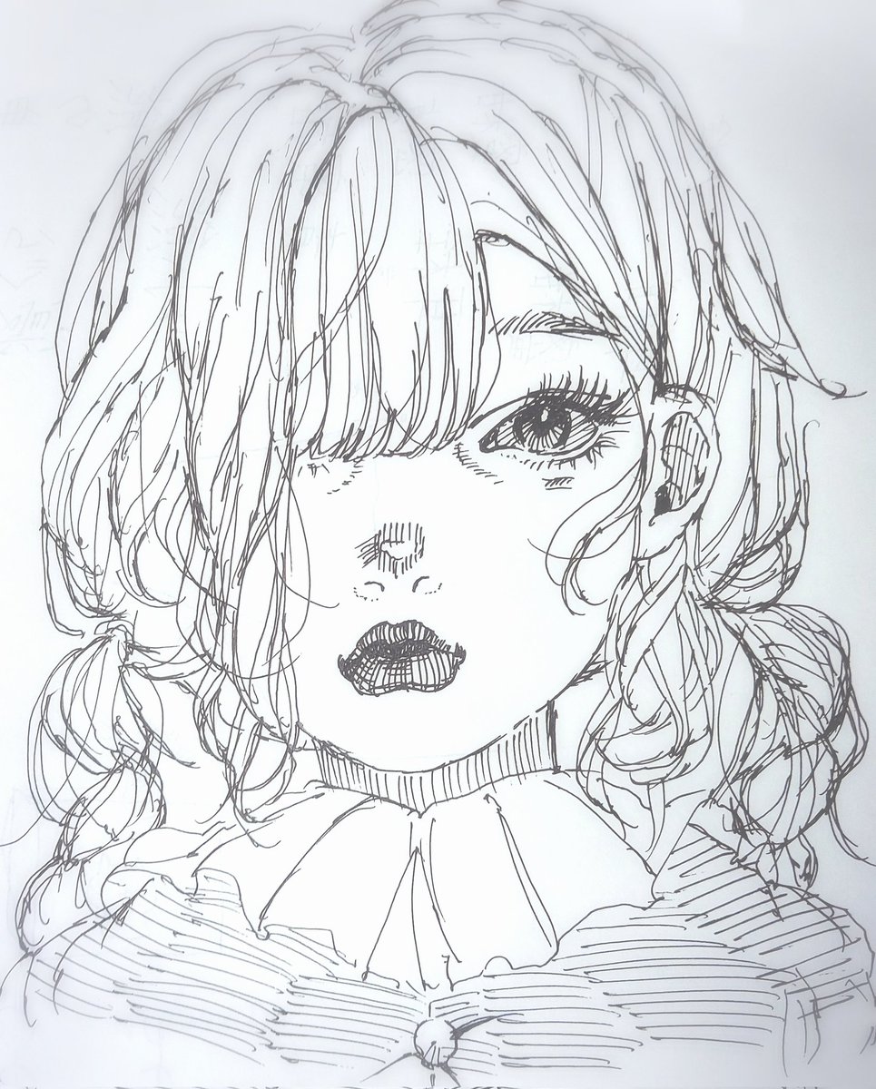 kiro_kiroko's tweet photo. 落書き再び(アナログ)
#絵描きさんと繫がりたい  #絵描きフォロバ100  #落書き https://t.co/nFUwmw6kiJ