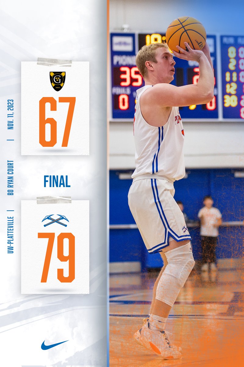 Pioneers go 2-0 this weekend with tonight's 79-67 win over the Gusties! #SwingTheAxe