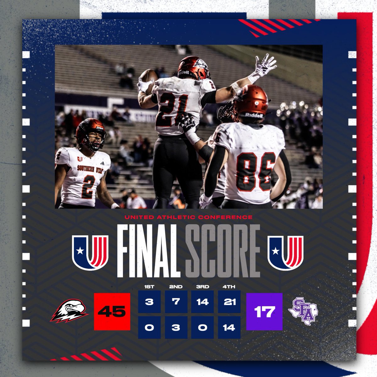 3⃣5⃣ points in the 2nd Half propels <a href="/SUUFB_/">Southern Utah Football</a> to a 3⃣rd win in a row‼️👏
