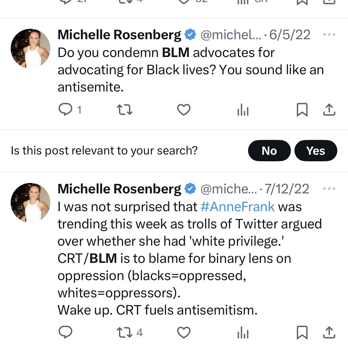 the1111babe's tweet photo. @micheller3307 Hey all that you have done for the black community right?? You mean make it about you or worse talk shit? Anyway racist- The rest of the world is watching and we will not forget. https://t.co/sbyishGTGE
