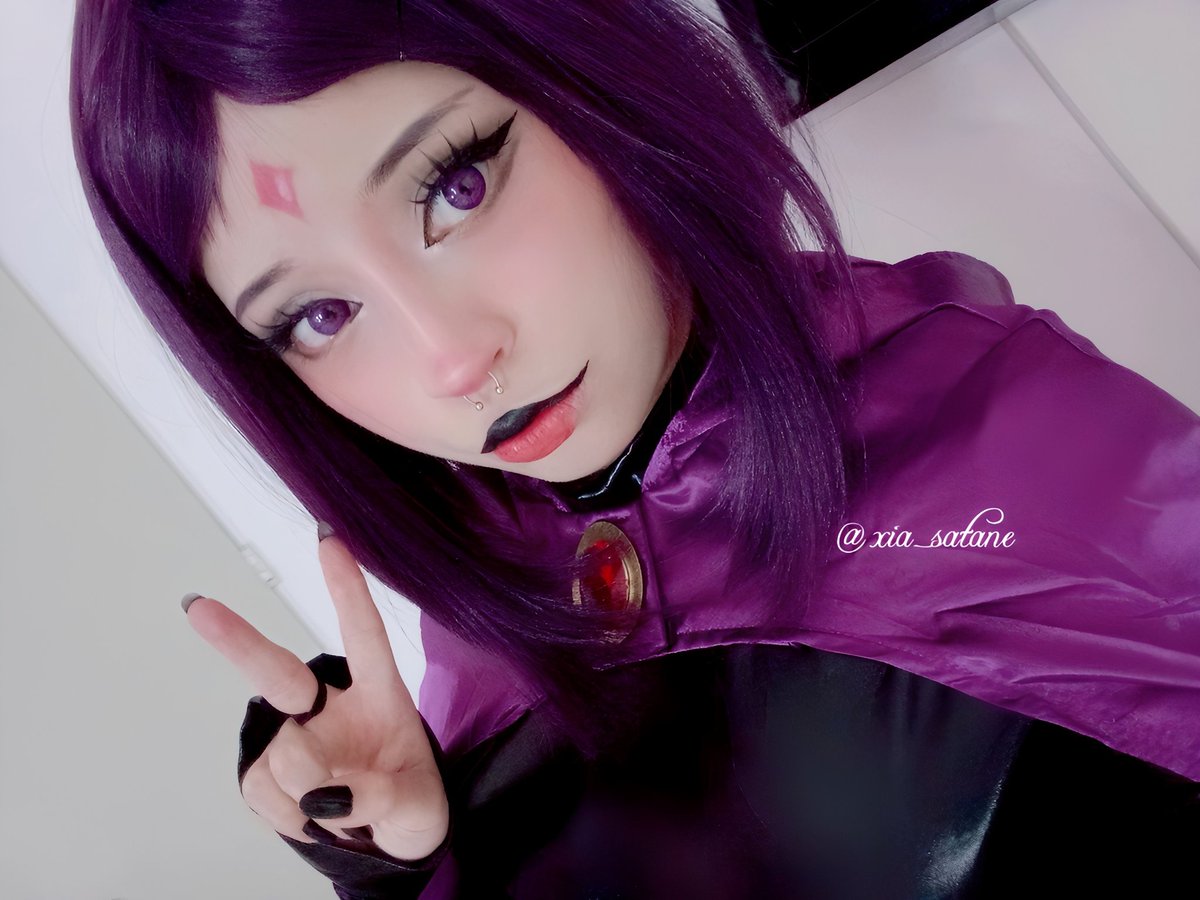 xia_satane's tweet photo. Que bonita me veo de raven <3

#Raven #ravencosplay #TeenTitans #cosplay #cos https://t.co/lNC09nFLaC