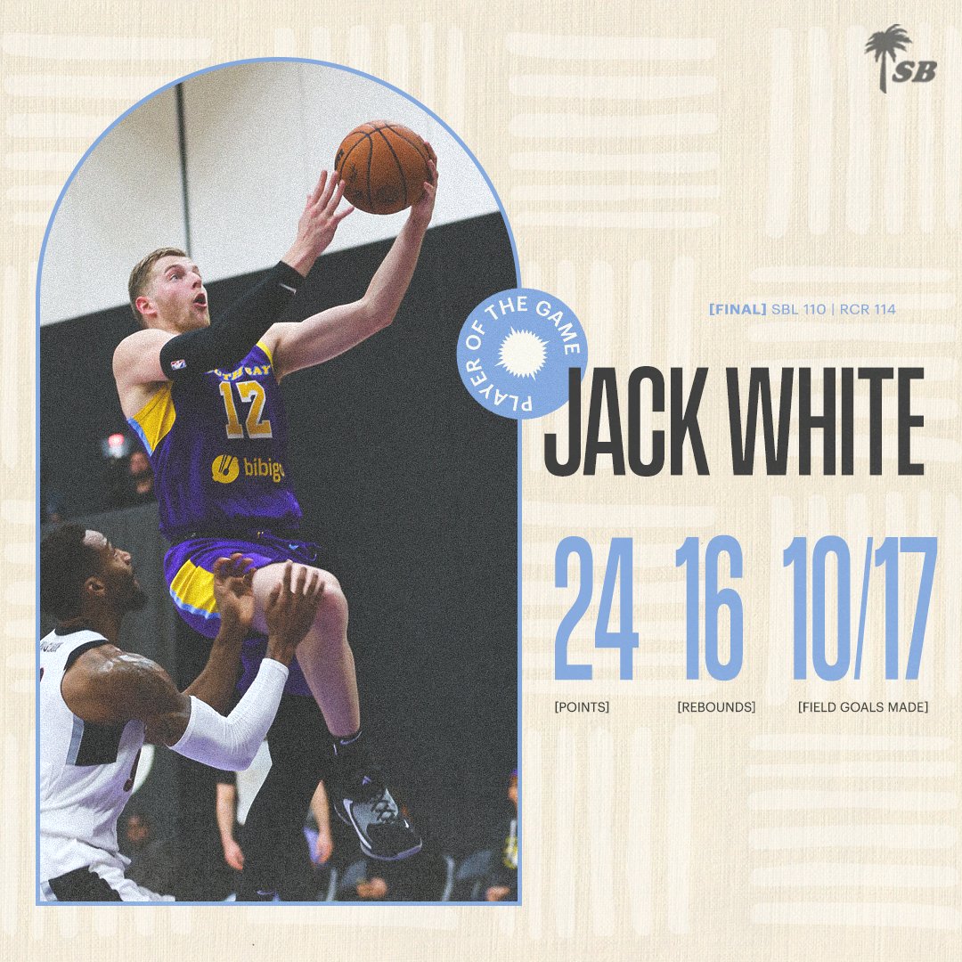 CValleyLakers's tweet photo. MR. JACK WHITE WITH THE DOUBLE-DOUBLE 🍔

#SBLakers x @5jackwhite https://t.co/AzSlsMG6VI