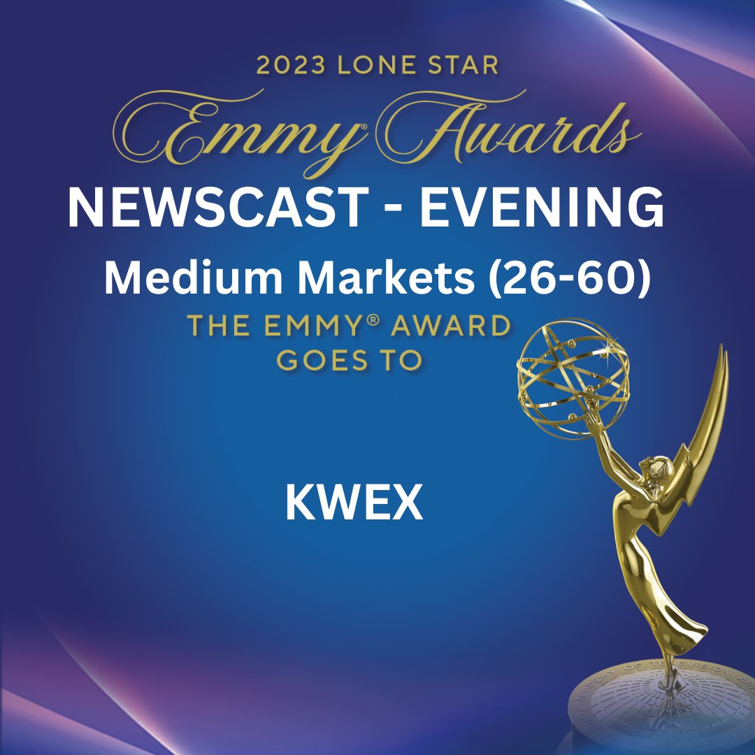 NEWSCAST - EVENING - MEDIUM MARKETS (26-60) the Lone Star Emmy goes to “A ún año de la masacre” @UnivisionSATX #LoneStarEmmy