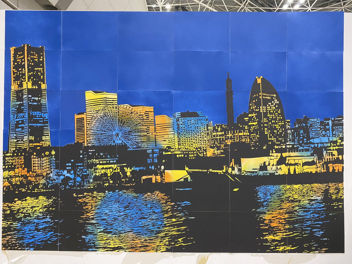 ライブカッティング完成しました！ 1225×1730mm #デザフェス58