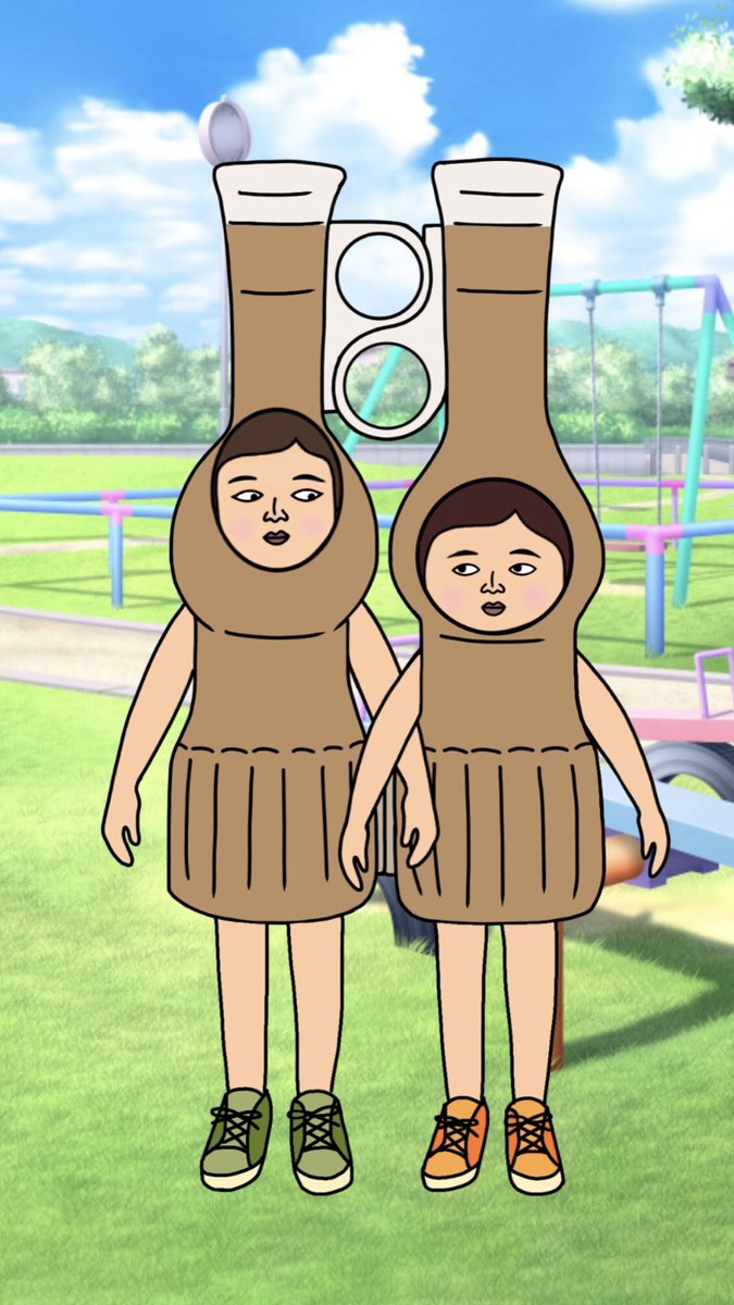 oyasuba's tweet image. なかなかアニメ作れないからなんとかショートだけでもあげていきます！

#スリックバック
#slickback
#空中ウォーク